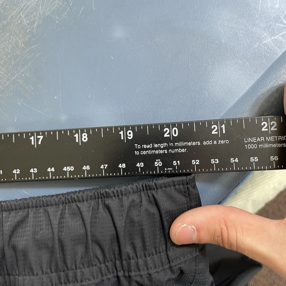 REI Rain Pants Mens XL Short Black Waterproof Nylon Hiking Zip Leg Outdoor 43509 - Picture 7 of 16